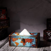 Tissue boxes - World Map - eazy wagon