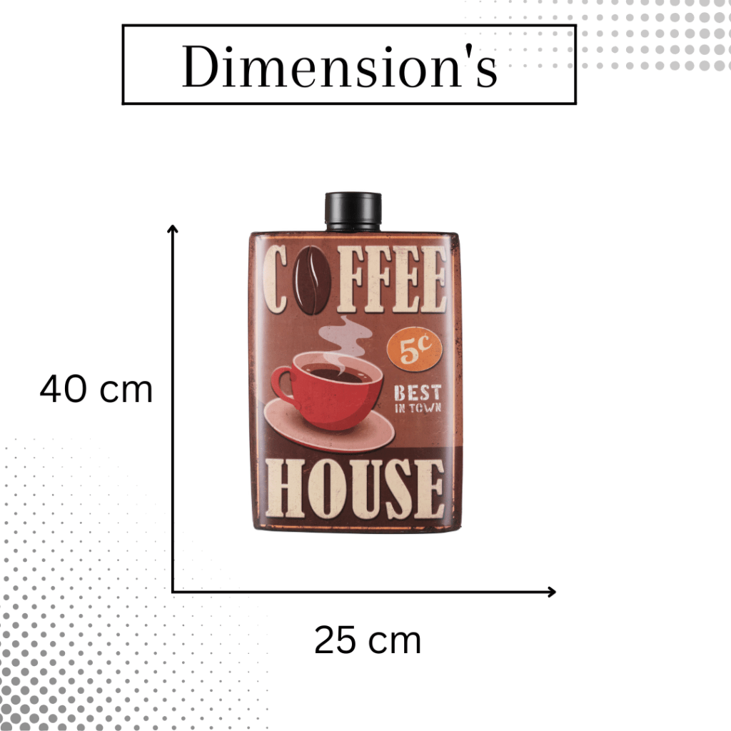 Whiskey Bottle Wall Decor - Coffee House